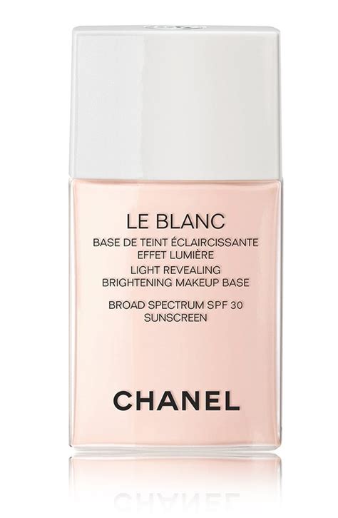 chanel le blanc light revealing brightening makeup base|LE BLANC Light Revealing Brightening Makeup Base SPF30.